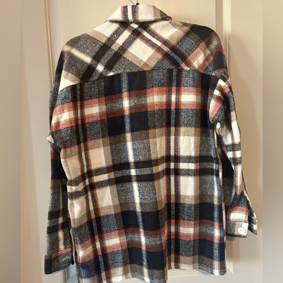 Casual Wool Blend Shirt Jacket - M - Picture 4 of 5